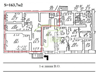 Фотография Аренда магазина, 164 м² , 1-я линия Васильевского острова 4  №2