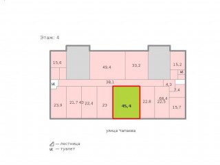 Фотография Аренда офиса, 45 м² , улица Чапаева 3  №2