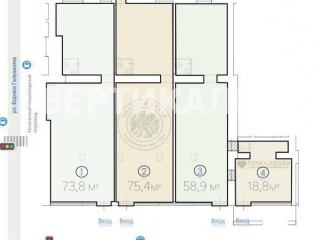 Фотография Аренда помещения свободного назначения, 74 м² , проспект Мира 182  №9