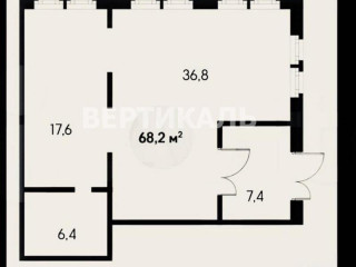 Фотография Аренда помещения свободного назначения, 68 м² , улица Александры Монаховой 80к3  №5