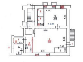 Фотография Аренда помещения свободного назначения, 105 м² , Плотников переулок 2/8  №10