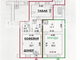 Фотография Аренда помещения свободного назначения, 49 м² , улица Покровка 14/2  №2