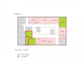 Фотография Аренда офиса, 50 м² , проспект Стачек 45к2  №2