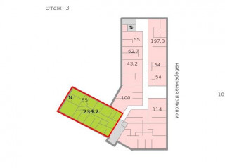 Фотография Аренда офиса, 234 м² , набережная реки Волковки 7  №2