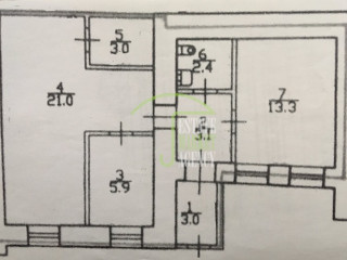 Фотография Аренда офиса, 52 м² , 17-я линия Васильевского острова 2/35  №5