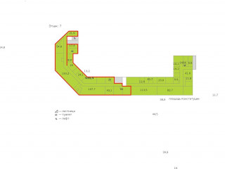 Фотография Аренда офиса, 919 м² , площадь Конституции 2  №2