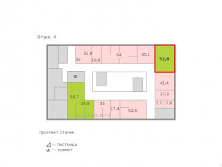 Фотография Аренда офиса, 52 м² , проспект Стачек 45к2  №2