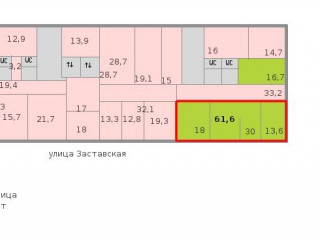 Фотография Аренда офиса, 62 м² , Заставская улица 3  №2