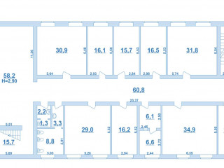 Фотография Аренда помещения свободного назначения, 1275 м² , улица имени Н.Г. Чернышевского 112  №8