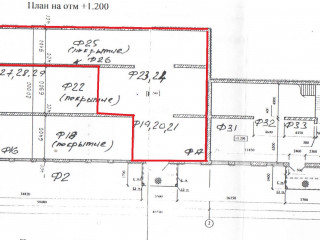 План помещения: Аренда склада, 400 м² , Индустриальный проспект 44В , №1