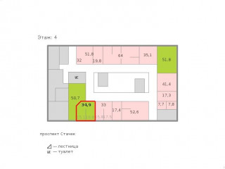 Фотография Аренда офиса, 35 м² , проспект Стачек 45к2  №2