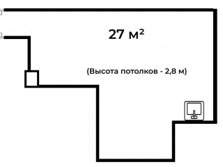 Фотография Аренда помещения свободного назначения, 27 м² , Киевская улица 74А/1  №7