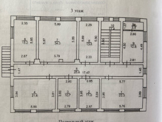 План помещения: Аренда офиса, 100 м² , улица Обнорского 64 , №1