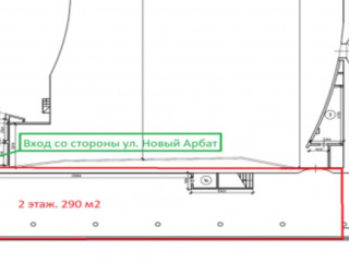 Фотография Аренда помещения свободного назначения, 595 м² , улица Новый Арбат 24  №8