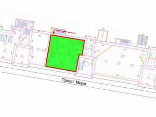 Фотография Аренда помещения свободного назначения, 92 м² , проспект Мира 45  №12