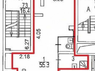 План помещения: Аренда помещения свободного назначения, 63 м² , Севастопольский проспект 79А , №1