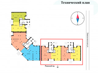 План помещения: Аренда помещения свободного назначения, 110 м² , Завеличенская набережная 22 , №1