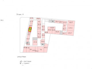 Фотография Аренда офиса, 33 м² , улица Мира 3  №2