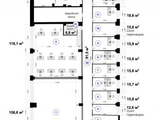 Фотография Аренда офиса, 760 м² , улица Радио 24к1  №1