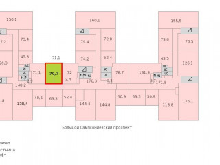 Фотография Аренда офиса, 80 м² , Большой Сампсониевский проспект 28к2  №2