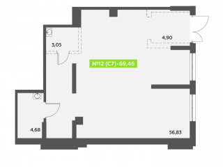 Фотография Продажа офиса, 69 м² , Пулковское шоссе 30  №1