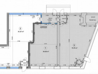 Фотография Аренда помещения свободного назначения, 82 м² , Волгоградский проспект 1с1  №2