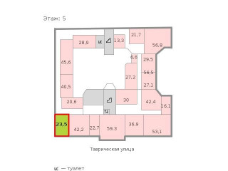 Фотография Аренда офиса, 24 м² , Таврическая улица 17  №2