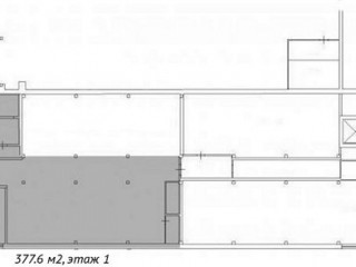 План помещения: Аренда склада, 554 м² , улица Швецова  , №2