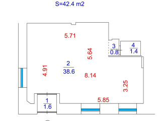 Фотография Аренда помещения свободного назначения, 42 м² , улица Ленина 73  №3