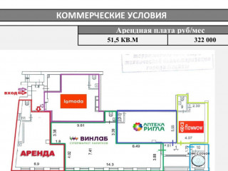 Фотография Аренда магазина, 52 м² , Цветной бульвар 16/1  №1