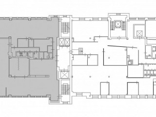 План помещения: Аренда офиса, 540 м² , Уральская улица  , №1