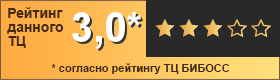 Рейтинг данного ТЦ 3.0